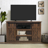 Mueble de TV con puertas corredizas tipo granero