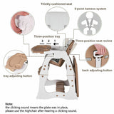 3 in 1 Infant Table and Chair Set Baby High Chair