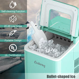 Máquina de hielo portátil con pala