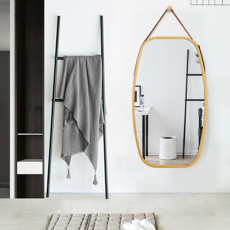 Espejo de pared rectangular moderno con marco de 30 pulgadas