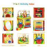 7-in-1 Wooden Activity Cube Toy