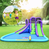 Parque Inflable de Agua y Arena Mighty Bounce House con Piscina Grande