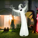 Fantasma espeluznante inflable de Halloween de 12 pies con soplador y luces LED