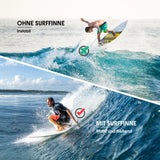 Quilla central única desmontable de 9 pulgadas para tabla de surf y SUP