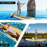 Tabla de paddle surf inflable con mochila, remo de aluminio y bomba manual