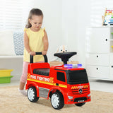 Coche de Carreras de Bomberos Mercedes Benz con Licencia para Niños