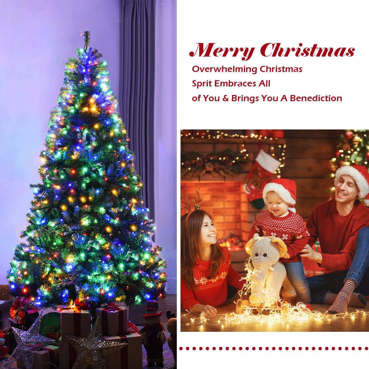 Árbol de Navidad Artificial Premium con Bisagras