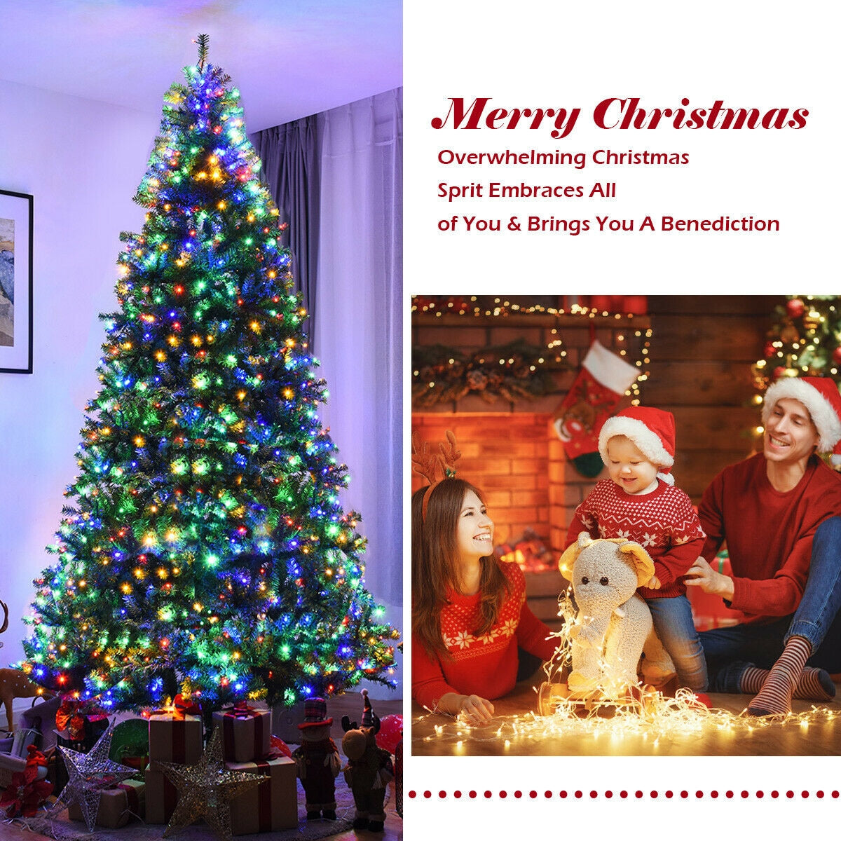 Árbol de Navidad Artificial Premium con Bisagras