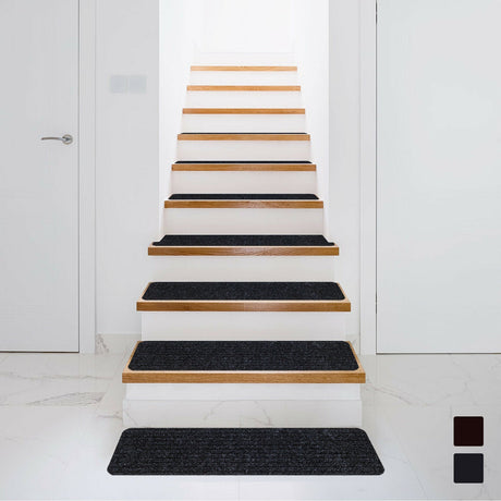 15 piezas de alfombras antideslizantes para escaleras de 30 x 8 pulgadas