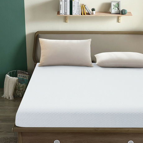 Colchón de espuma de aire de 10 pulgadas para aliviar la presión con funda suave de jacquard