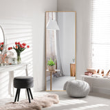Espejo de cuerpo entero de 59 pulgadas, espejo grande rectangular para dormitorio