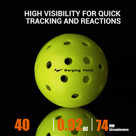 Pelotas de Pickleball Ascent Outdoor Tournament
