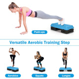 29 Inch Adjustable Workout Fitness Aerobic Stepper Exercise Platform