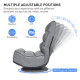 Silla de juego plegable de suelo de 5 posiciones