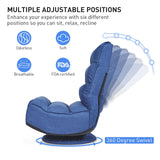Silla de juego plegable de suelo de 5 posiciones