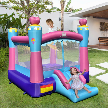 Castillo hinchable de princesa 3 en 1 sin soplador