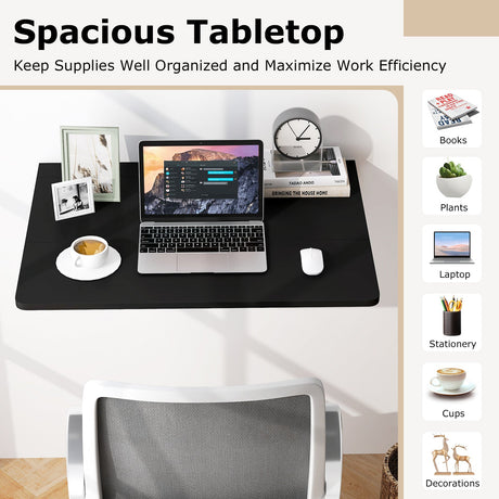 Mesa Plegable de Pared de 31.5 x 23.5 Pulgadas para Espacios Pequeños