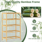 5-Drawer Dresser with Top Shelf for Bedroom-Natural