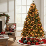 Árbol de Navidad Artificial de 5/6/7/8 PIES con Luces LED y Control Remoto por Aplicación