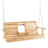 Sillón Colgante para Pórtico de 5 Pies con Cadenas Ajustables y Portavasos Plegables