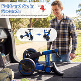 5-In-1 Toddler Bike Kids Balance Bike with Removable Pedals