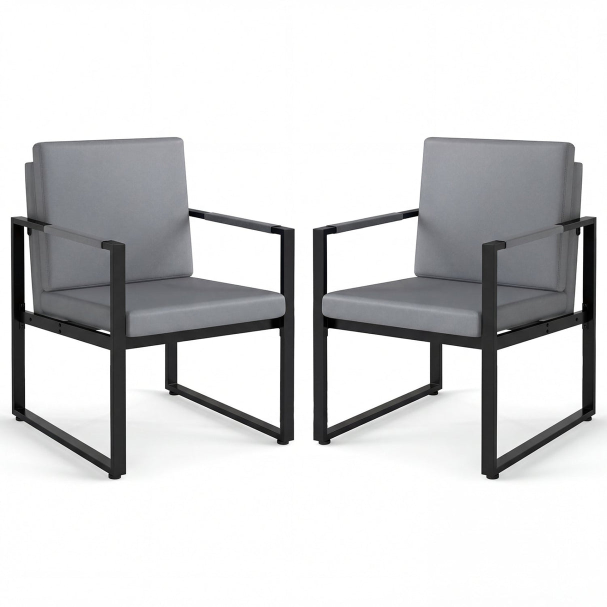 5 Pieces Living Room Set with 2 Accent Chairs and 2 Coffee Tables