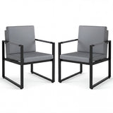 5 Pieces Living Room Set with 2 Accent Chairs and 2 Coffee Tables