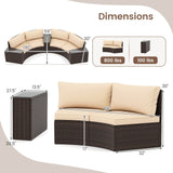 Juego de muebles de patio de 5 piezas