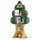 Estantería de 5 niveles para libros infantiles con sistema antivuelco - Verde