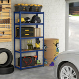 5-Tier Heavy Duty Metal Shelving Unit with 2000 LBS Total Load Capacity