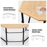 L Shaped Desk Corner Computer Desk PC Laptop Gaming Table Workstation