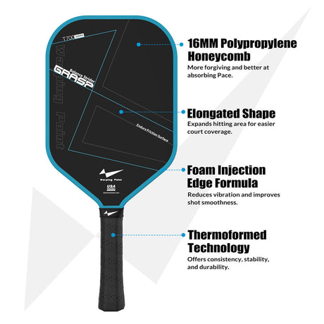 Pala de Pickleball Grasp - 16 mm