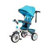 Triciclo de bebé 5 en 1 desmontable con capota redonda