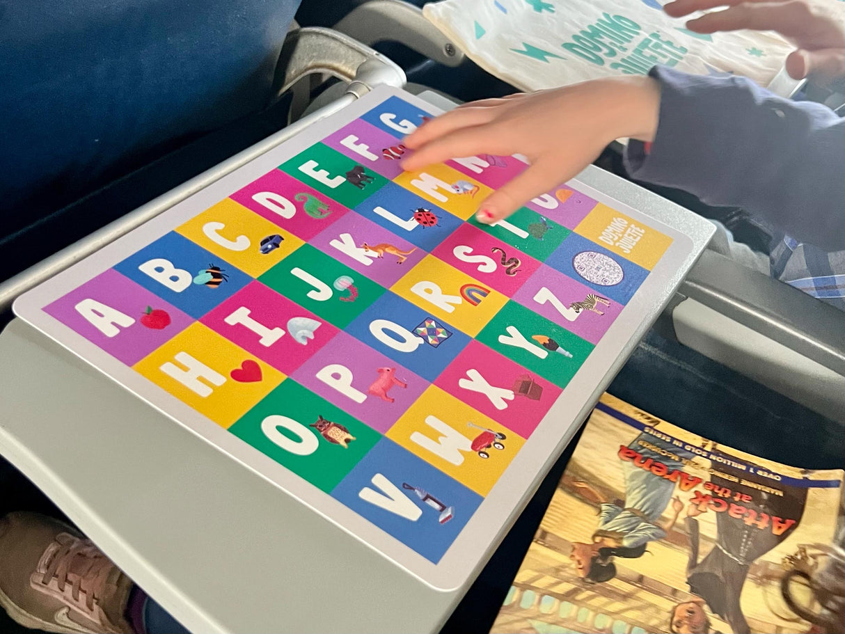 Juego de 4 individuales de viaje