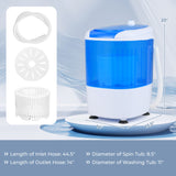 5.5 lbs Space-Saving Semi-Auto Washer