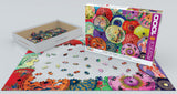 Puzzle: Colors of the World - Asian Oil-Paper Umbrellas