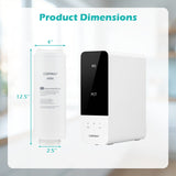Filtro de ósmosis inversa de repuesto de 600 GPD para sistema de ósmosis inversa bajo lavabo AW-RB20/AW-RB05
