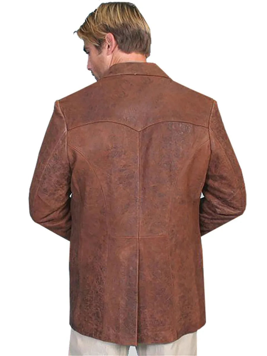 Chaqueta de cuero Scully Beau - para hombre