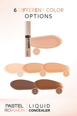 Pastel Profashion Liquid Concealer 102 Nude - Matte Finish, 7ml