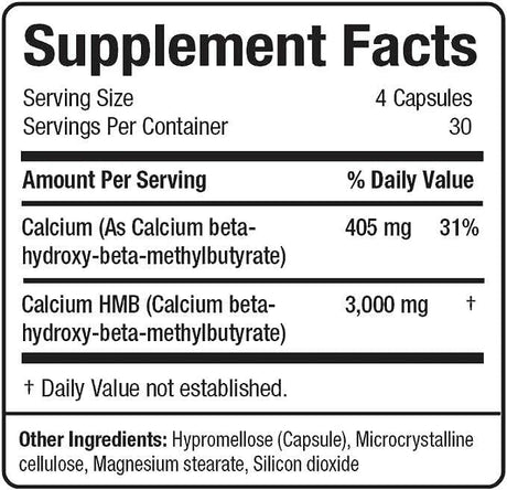 Allmax HMB 3000, 120 Cápsulas Vegetales
