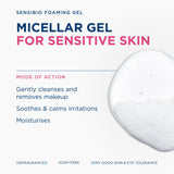 Bioderma Sensibio DS+ Foaming Gel Cleanser - Gentle Sensitive Skin Face Wash 200ml