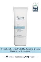 The Purest Solutions Hydration Booster Daily Moisturizing Cream - Ceramide & Hyaluronic Acid Cream for Dry Skin