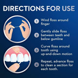 Oral-B Super Floss 50 Count - Effective Interdental Cleaning for Braces and Bridges