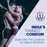 Durex Ultra-Thin Condoms - 10 Pack, Sensitive, Reliable Contraceptive Protection