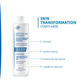 Ducray Kertyol PSO Moisturizing Cleansing Gel - Gentle Daily Face & Body Cleanser for Sensitive Skin, 13.53 fl oz