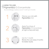 Bioderma Pigmentbio C-Concentrate Night Serum for Sensitive Skin - Brightening, Anti-Aging, Vitamin C Serum 0.51 fl oz