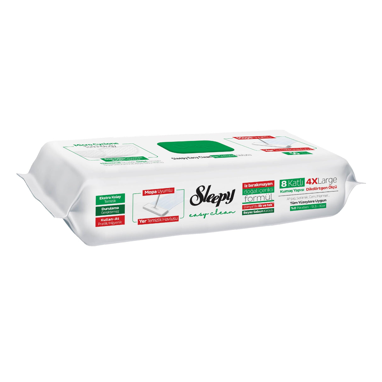 Sleepy Easy Clean Towels - Arab Soap Formula | 100 Sheets
