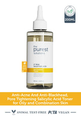 The Purest Solutions Skincare Set for Blackheads & Pore Tightening - AHA BHA Exfoliant & Niacinamide Serum