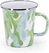 Golden Rabbit Enamelware Modern Monet 16 oz Latte Mugs - Set of 4