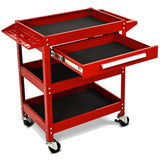 Rolling Tool Cart Mechanic Cabinet Storage ToolBox Organizer with Drawer